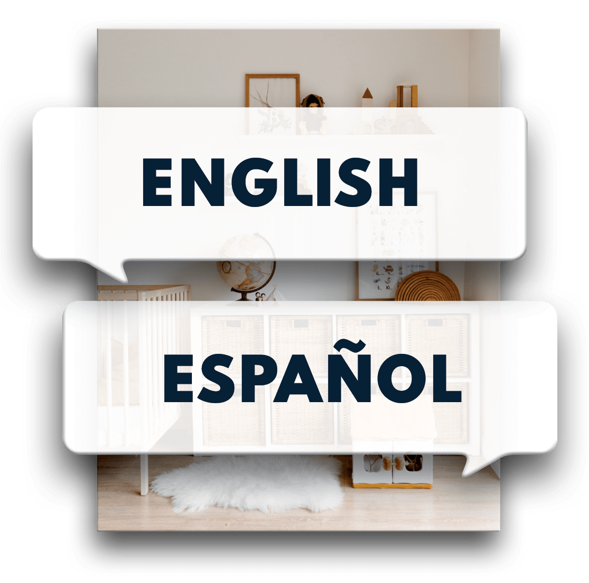 Content in English, Spanish or both